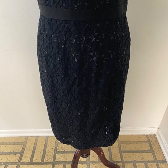 NWT $450 Tory Burch Mariana Lace Dress Black - Picture 3 of 10